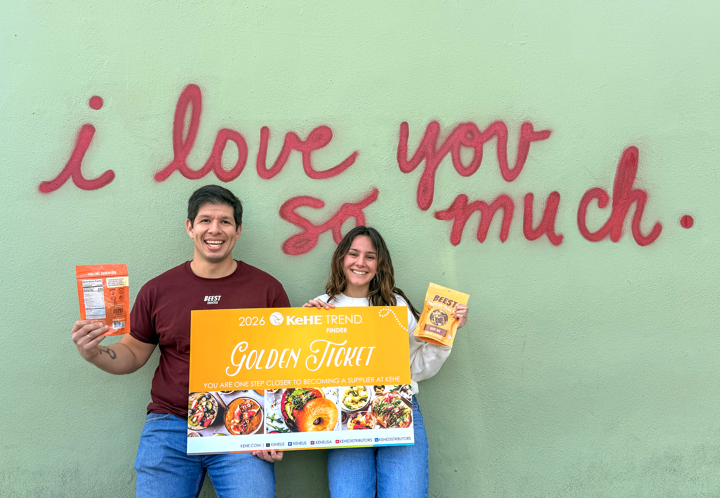 BEEST Snacks Named 2026 KeHE Distributors Trend Finder Golden Ticket Winner