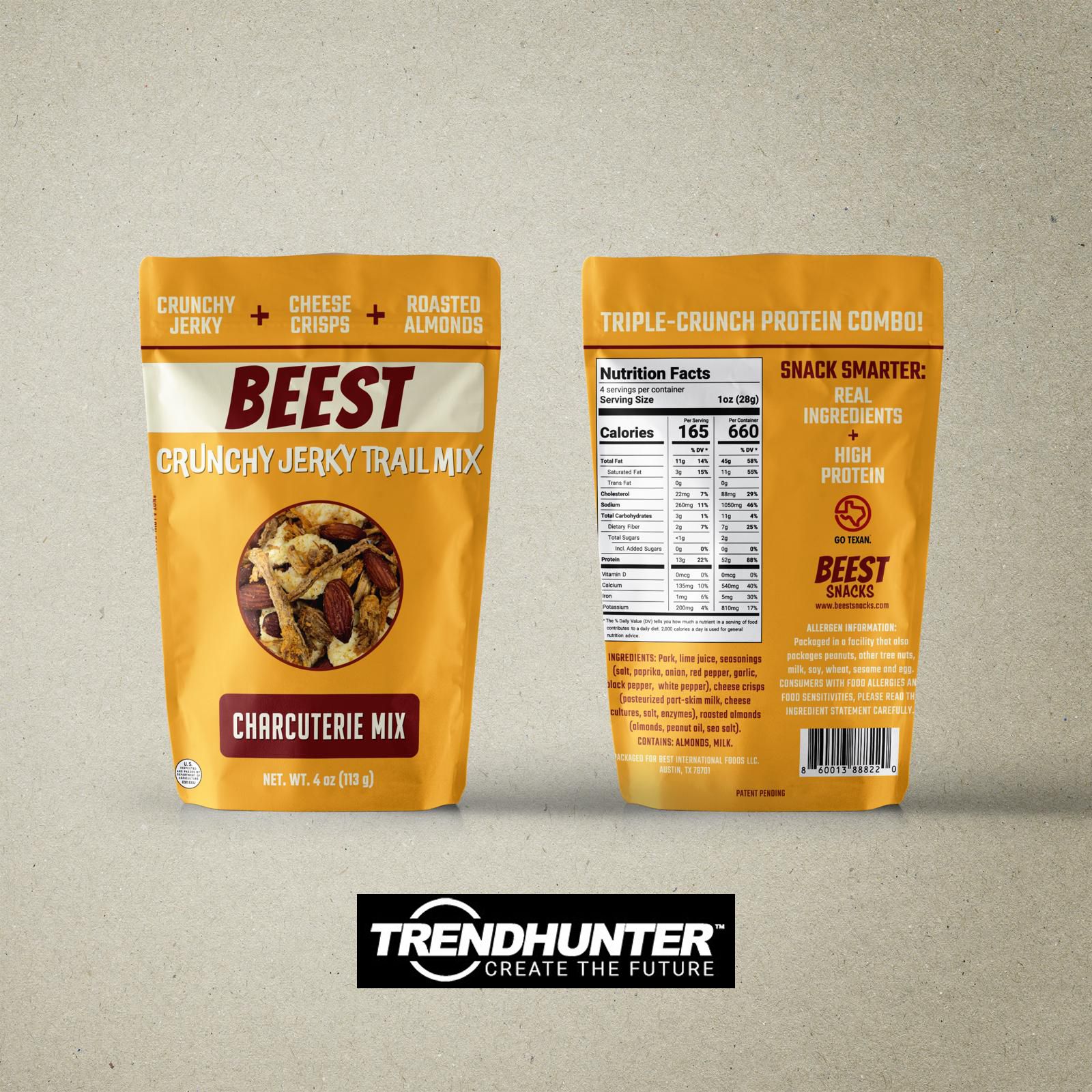 TrendHunter: Crunchy Jerky Trail Mixes Redefine High-Protein Snacking