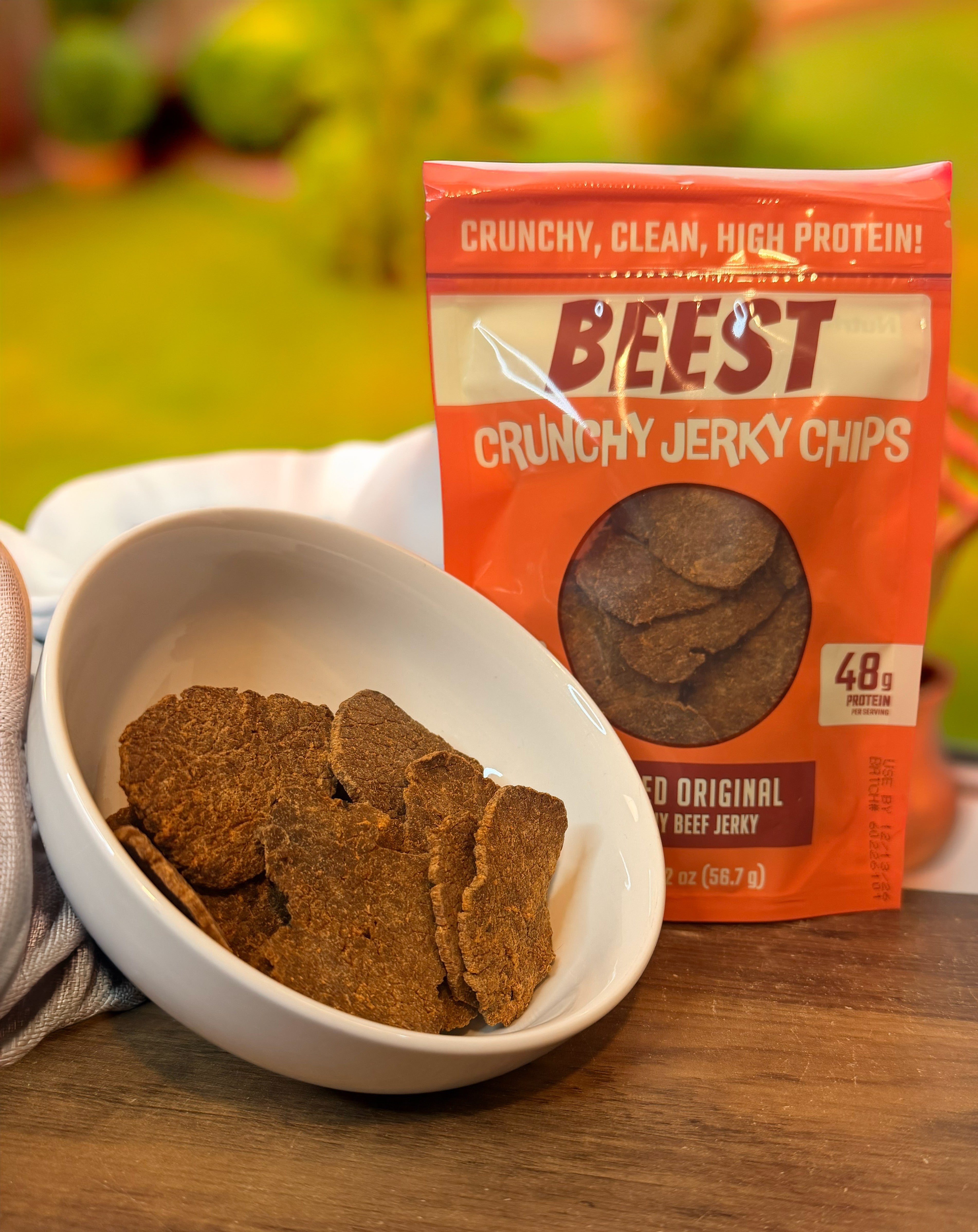 Crunchy Beef Jerky Chips – Smoked Original