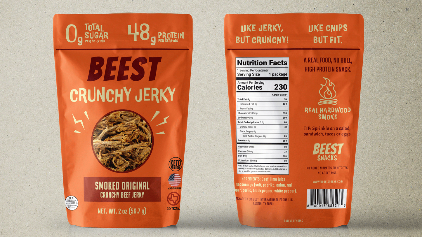 Crunchy Jerky - The OG Beef