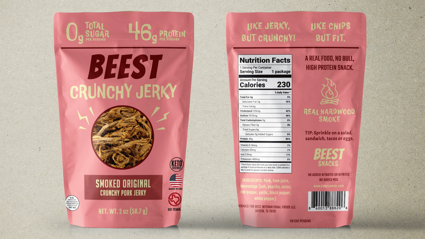 Crunchy Jerky - The OG Pork