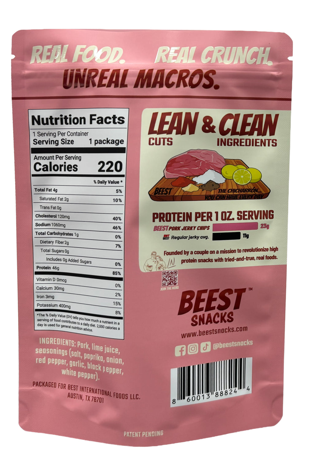 Crunchy Jerky - The OG Pork